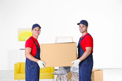 Removals van servicing local homes in Hendon