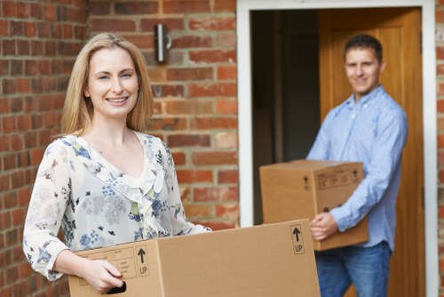 Home moving team planning a residential relocation in Hendon