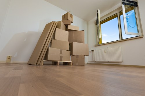 Removals van for flat and house moves around Hendon