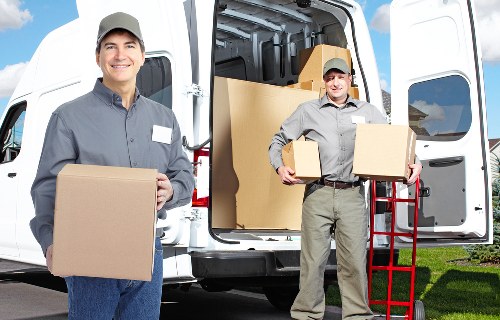 Local truck used for furniture and appliance transport in Hendon