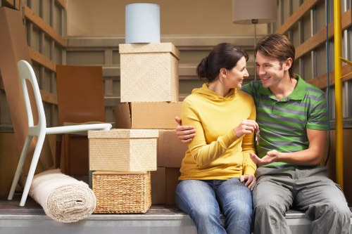 Apartment move in Hendon with careful handling of belongings